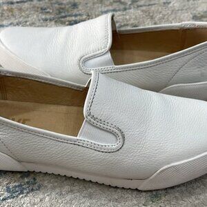 Frye White Slip on Mia Sneakers